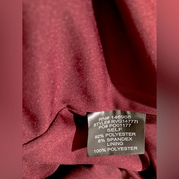 Crystal Doll Red Velvet Bodycon Spaghetti strap dress - Picture 4 of 4